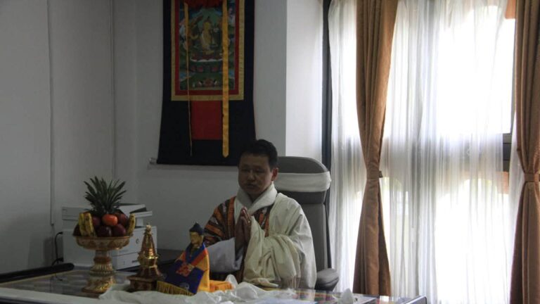 PCE welcomes newly appointed President, Dr. Phuntsho Wangdi